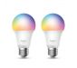 SMART LIGHT BULB MULTICOLOR 2PK